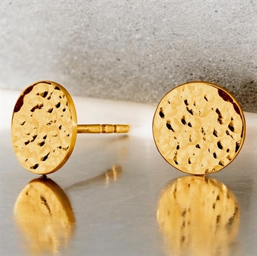 Forgyldte ørestikker fra Nordahl Jewellery